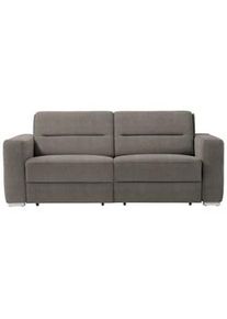 Sedda Schlafsofa , Grau , Textil , Uni , 202x86x92 cm , Austria Gütezeichen, AZO-frei, Made in Austria , Stoffauswahl, Schlafen auf Sitzhöhe, einzeln ausziehbar , Wohnzimmer, Sofas & Couches, Schlafsofas, Dauerschläfer Sofas