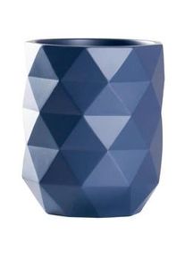 Xxxl Zahnputzbecher , Dunkelblau , Kunststoff , Graphik , 7.5x9.3x7.5 cm , Badaccessoires, Zahnputzbecher