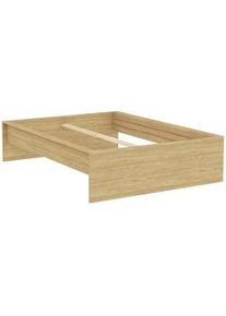 Hom´in Hom`in Bettrahmen , Eichefarben , Holzwerkstoff , 140x200 cm , in verschiedenen Holzdekoren erhältlich, in verschiedenen Größen erhältlich , Schlafzimmer, Betten, Bettgestelle- Einzelteile, Bettrahmen