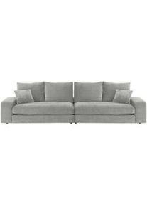 Mid.you Bigsofa , Silberfarben , Textil , Füllung: Schaumstoff, Silikon,Schaumstoff,Schaumstoff , 314x67x125 cm , Made in Eu , Rücken echt , Wohnzimmer, Sofas & Couches, Sofas, Bigsofas