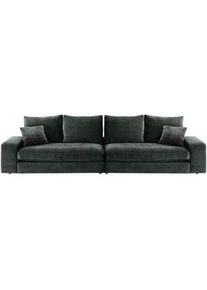 Mid.you Bigsofa , Dunkelgrün , Textil , Füllung: Schaumstoff, Silikon,Schaumstoff,Schaumstoff , 314x67x125 cm , Made in Eu , Rücken echt , Wohnzimmer, Sofas & Couches, Sofas, Bigsofas