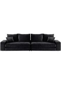 Mid.you Bigsofa , Schwarz , Textil , Füllung: Schaumstoff, Silikon,Schaumstoff,Schaumstoff , 314x67x125 cm , Made in Eu , Rücken echt , Wohnzimmer, Sofas & Couches, Sofas, Bigsofas