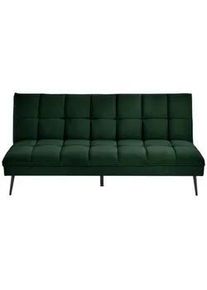 Mid.you Schlafsofa , Dunkelgrün , Textil , 178x84x98 cm , Liegefunktion , Wohnzimmer, Sofas & Couches, Schlafsofas, Klappsofas