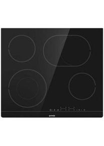 Gorenje Glaskeramikkochfeld , Schwarz , 59.5x5.4x52 cm , Sicherheitsabschaltung, Betriebskontrollleuchte, Bräterzone, Warmhaltezone, Restwärmeanzeige je Kochzone , Küchen, Küchenelektrogeräte, Backöfen & Herde
