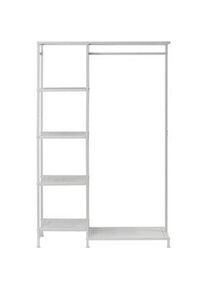 PBJ Garderobenständer , Weiß , Metall , 100x165x36 cm , Garderobe, Garderobenschränke, Garderobenschränke