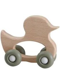 My Baby Lou Spielzeugfigur , Grün, Naturfarben , Holz, Kunststoff , Buche , vollmassiv , 9.3x8.5x4.3 cm , unisex , Lfgb, EN 71, Ce , Spielzeug, Holzspielzeug