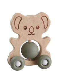 My Baby Lou Spielzeugfigur , Grün, Naturfarben , Holz, Kunststoff , Buche , vollmassiv , 7.9x8.5x4.3 cm , unisex , Lfgb, EN 71 , Spielzeug, Holzspielzeug