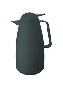 Homeware Profession. Isolierkanne , Dunkelgrau , Kunststoff, Glas , 1 l , Lfgb , Tragegriff, Ausgießer, lebensmittelecht, Vakuum, abnehmbarer Deckel, hält warm, hält kalt, Einhandbedienung, Ausgießen per Knopfdruck, hitzebeständig , Geschirr, Kannen & Karaffen, Thermosflaschen