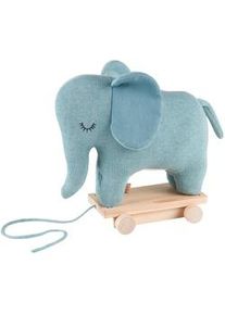 Avelia Nachziehtier Elefant , Mintgrün , Textil , Füllung: Baumwollfüllung , 34x28 cm , EN 71, Oeko-Tex® Standard 100, Organic Content Standard (Ocs) 100 , schadstofffrei , Spielzeug, Sonstiges Spielzeug