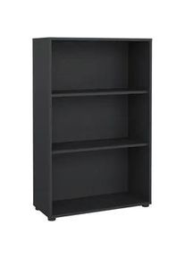 Inosign Mid.you Regal , Grau , Holzwerkstoff , 2 Fächer , 34.3x123.6x79.6 cm , Wohnzimmer, Regale, Bücherregale