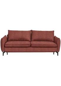 Novel Schlafsofa , Rostfarben , Textil , Füllung: Schaumstoff , 224x89x105 cm , Stoffauswahl , Wohnzimmer, Sofas & Couches, Schlafsofas, Sonstige Schlafsofas