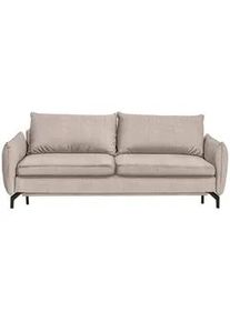 Novel Schlafsofa , Beige , Textil , Füllung: Schaumstoff , 224x89x105 cm , Stoffauswahl , Wohnzimmer, Sofas & Couches, Schlafsofas, Sonstige Schlafsofas