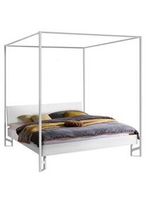 Hasena Himmelbett , Weiß , Holzwerkstoff , 140x200 cm , in verschiedenen Holzdekoren erhältlich, in verschiedenen Größen erhältlich , Schlafzimmer, Komplette Schlafzimmer und Serien, Schlafzimmerserien