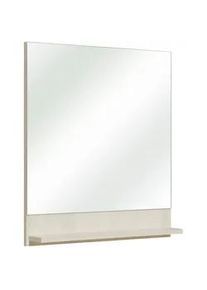 CARRYHOME Badezimmerspiegel , Glas , rechteckig , 60x68x10 cm , Made in Germany , feuchtraumgeeignet , Badezimmer, Badezimmerspiegel, Badspiegel