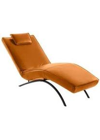 Koinor Relaxliege , Gelb , Leder , Echtleder , Büffelleder , 70x95x208 cm , Goldenes M, Dgm , Typenauswahl, Lederauswahl, Stoffauswahl, Rücken echt , Wohnzimmer, Sofas & Couches, Relaxliegen