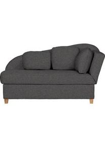 Novel Liege , Anthrazit , Textil , Buche , Füllung: Vlies , 180x97x85 cm , Made in Eu , Liegefunktion, Armteil rechts , Wohnzimmer, Sofas & Couches, Schlafsofas, Polsterliegen