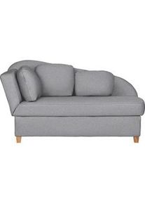 Novel Liege , Grau , Textil , Buche , Füllung: Vlies , 85x97x180 cm , Made in Eu , Liegefunktion, Armteil links , Wohnzimmer, Sofas & Couches, Schlafsofas, Polsterliegen