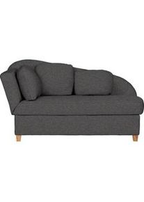 Novel Liege , Anthrazit , Textil , Buche , Füllung: Vlies , 85x97x180 cm , Made in Eu , Liegefunktion, Armteil links , Wohnzimmer, Sofas & Couches, Schlafsofas, Polsterliegen