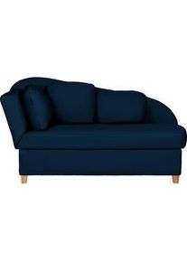 Novel Liege , Dunkelblau , Textil , Buche , Füllung: Vlies , 85x97x180 cm , Made in Eu , Liegefunktion, Armteil links , Wohnzimmer, Sofas & Couches, Schlafsofas, Polsterliegen