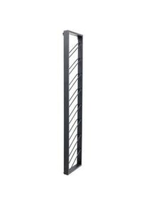 KARE-Design Weinregal , Schwarz , Metall , 36x160x6 cm , Bar- & Weinzubehör, Weinregale