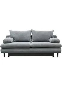 P & B Schlafsofa , Hellgrau , Textil , Füllung: Schaumstoff,Schaumstoff , 202x85x99 cm , Wohnzimmer, Sofas & Couches, Schlafsofas, Sonstige Schlafsofas