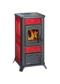 Wamsler Kaminofen | Romantik Keramik bordeaux | 7,5 kW