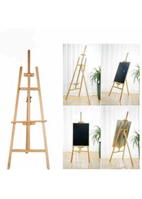 1.5 m Chevalet cadre a en bois Chevalet studio pour peinture, croquis, mariage