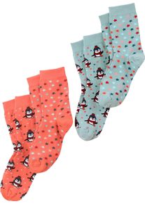 wäschepur Damen Damen-Socken grapefruit Größe 35-38