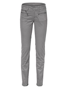 Heine Dames Broek met smalle pijpen van stretchmateriaal in grijs ,maat 22, Witt, 98% Katoen, 2% Elastan. Coating: 100% Polyurethaan