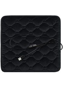 Coussin de siège de voiture chauffant USB, coussin chauffant électrique 5V, housse chauffante antidérapante pour chaise, chaise de bureau chaude