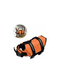 Jalleria - Orange, xl) Gilet de sauvetage pour chien, gilet flottant réfléchissant pour animaux de compagnie, gilet de sauvetage pour chien avec