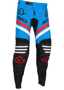 Acerbis Linear Lugo, stoffen broek , kleur: Blauw/Zwart/Rood/Wit , maat: 28
