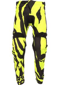 Acerbis Linear Lombok, textile pants , color: Black/Neon-Yellow , size: 34