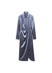 Mango Kleid Damen taubenblau Größe 36