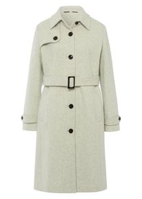 Kurzer Trenchcoat Basler grau