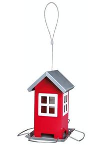 Trixie Vogelhaus | 19x20x19cm | 1l | rot/silber
