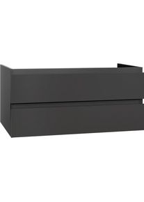 Creavit Sally Badezimmer Unterschrank 120 cm Grau matt