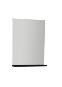 Elmas Spiegel mit Ablage Schwarz (BxHxT) 440 x 545 x 82 mm
