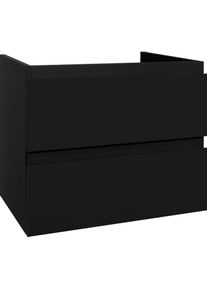 Creavit Sally bathroom cabinet 60 cm black matt