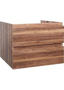 Creavit Sally Badezimmer Unterschrank 80 cm Garda Eiche