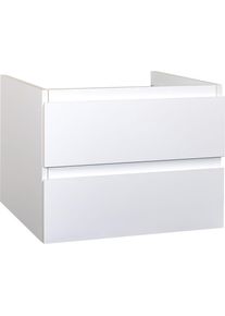 Creavit Sally Badezimmer Unterschrank 80 cm Weiß matt