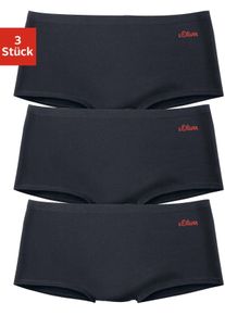 s.Oliver Dames Panty in zwart ,maat 32/34, Witt, 90% Katoen, 10% Elastan