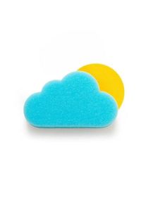 KIKKERLAND Sink Sponge And Holder Cloud