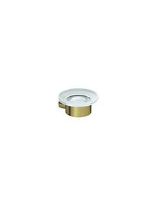 Kludi VELA R Seifenschale 58985N0 transparentes Glas Brushed Gold