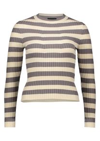 Pieces Trui "Crista" crème/grijs - 22% | Maat: XS |