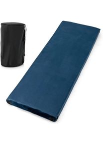 Costway Matelas de Camping en Mousse à Mémoire de Forme, Matelas de Couchage Roulable Léger pour Voyages Randonnée Tissu Détachable et Imperméable, 183 x