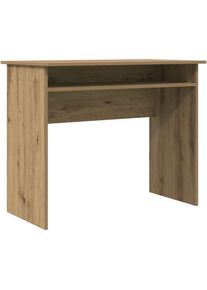 Bureau chêne artisanal 90x50x74 cm bois d'ingénierie vidaXL