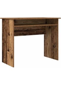 Bureau vieux bois 90x50x74 cm bois d'ingénierie vidaXL