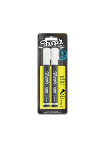 sharpie Kreidemarker | feucht abwischbare Kreidestifte | weiß | 2 Stück