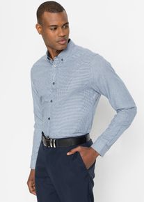 Lot de 2 chemises business manches longues - gris - taille 43 avec coton - bonprix